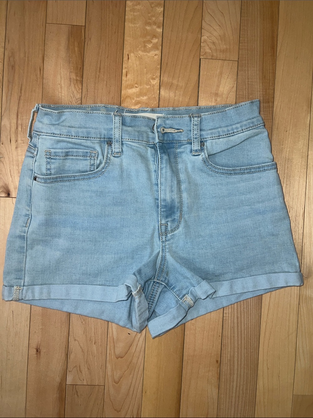 Pacsun Light Blue Denim Women's Shorts